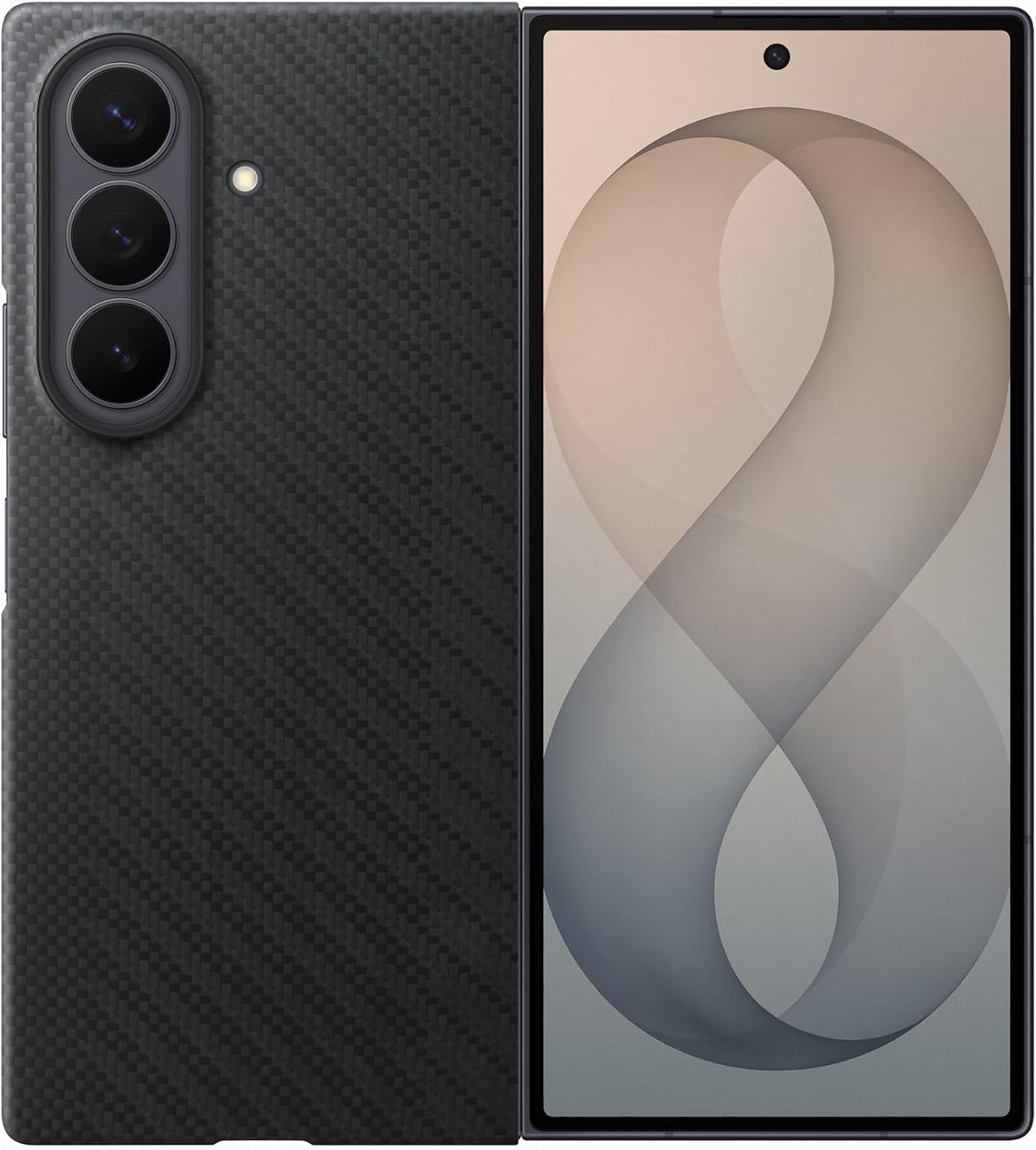 Samsung Galaxy Z Fold8 Ultra Carbon Magnet Case, Graphite