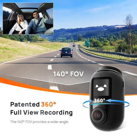 70mai Omni 360° Dashcam with AI and GPS