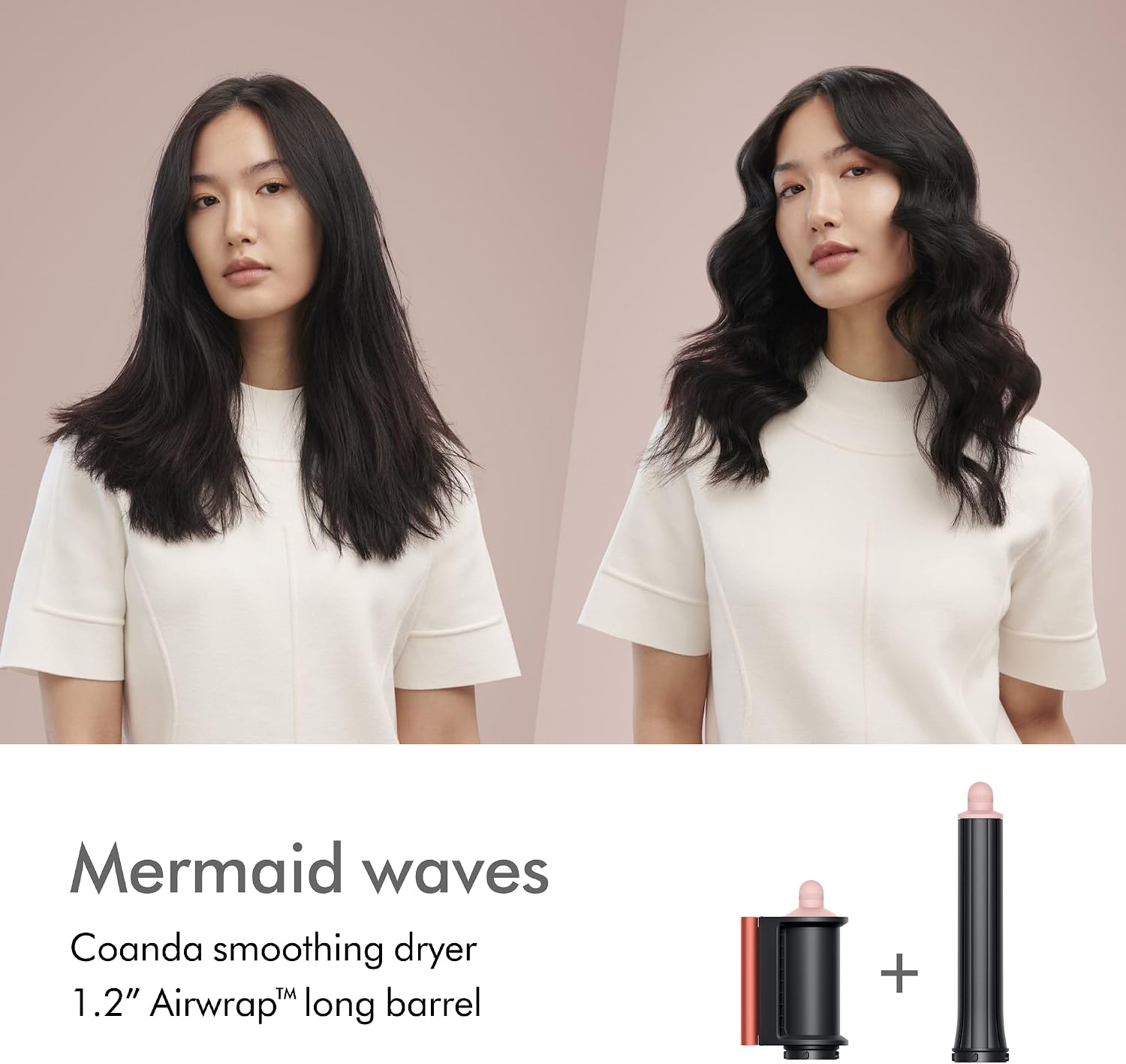 Dyson Special Edition Airwrap Complete Long Multi-Styler in Strawberry Bronze and Blush Pink with Detangling Comb - International Version