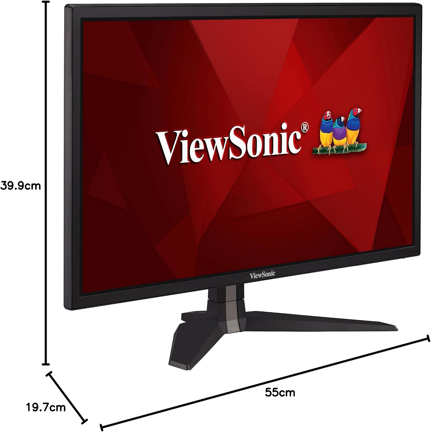 ViewSonic VX2458-P-MHD 24” 144Hz 1ms Entertainment Monitor with AMD FreeSync™, DisplayPort, 3x HDMI, Dual integrated speakers