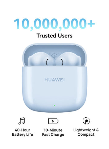HUAWEI FreeBuds SE 2 In-ear Earphones, True Wireless Earbuds, 40-Hour Battery Life, IP54 Water and Dust Proof, Compact and Comfortable, Isle Blue | Best Price UAE | Dubai, Abu Dhabi