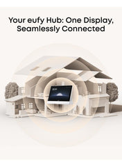 eufy Security eufy Smart Display E10, Smart Home Hub, 8" Control Panel, Compatible Devices, Four Views on One Screen, Instant Door Alerts, Daily Event Reports, One Tap Control