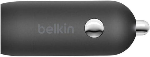 Belkin USB-C Fast Car Charger 20W, Car USB Charger, Fast Phone Charger, Car Charger Adapter for iPhone 15, 14, 13, 12, Samsung Galaxy S24, S23, Google Pixel, Sony, iPad, tablets, and more - Black