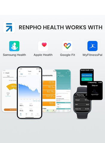 RENPHO Scale for Body Weight, Battery-Free Solar Power Digital Bathroom Smart Scale Bluetooth Body Fat Scale, Body Composition Monitor with App 400lbs - Elis Solar | Best Price UAE | Dubai, Abu Dhabi