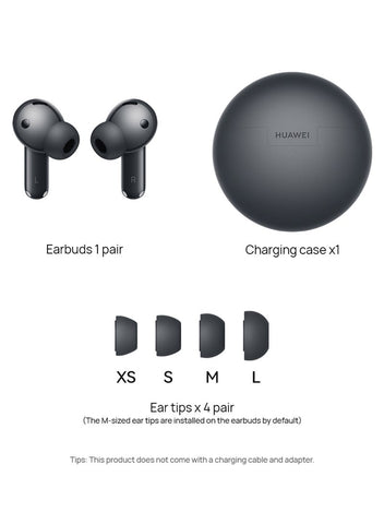 HUAWEI FreeBuds 7i Wireless Bluetooth Earbuds, Intelligent Active Noise Cancellation 4.0, Unlimited Spatial Audio,  iOS and Android, Stable Clear Calls, Fast Charging, Black | Best Price UAE | Dubai, Abu Dhabi