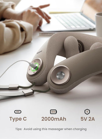 RENPHO RENPHO Neck Massager with Heat [2025 Upgraded], 6D Cordless Neck Massager for Pain Relief Deep Tissue, Kneading Neck Massage, Portable Heated Neck Massager, Gifts for Women Men Mom Dad | Best Price UAE | Dubai, Abu Dhabi