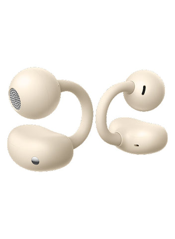 HUAWEI FreeClip Wireless Earphones, Bluetooth Earbuds, Futuristic Aesthetic Design, Feather-Like Wearing, Open-Ear Listening, Long Battery Life, iOS And Android Beige | Best Price UAE | Dubai, Abu Dhabi