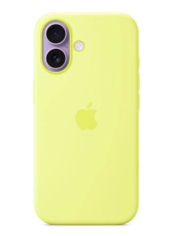 iPhone 17 Silicone Case with MagSafe - Neon Yellow