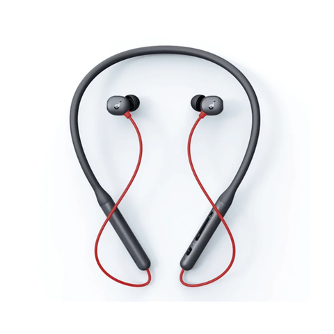 soundcore by Anker R500 Fast Charging In Ear Neckband with 20 Hours Playtime Bluetooth Headset (Red, in The Ear), Wireless