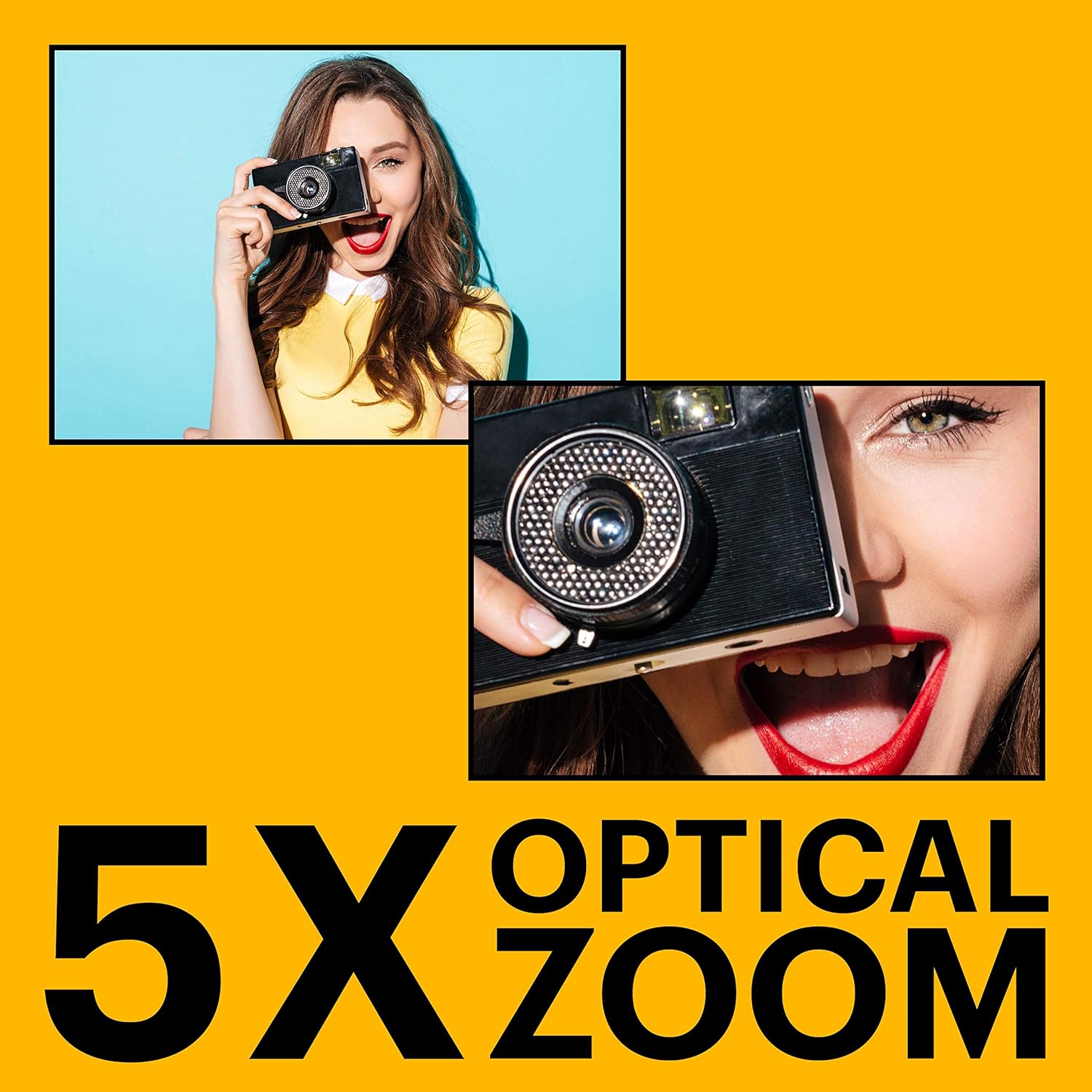 KODAK Compact Cameras - FZ55 BL - 5x CMOS - Li-ion Battery