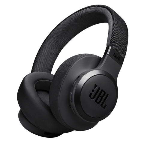 JBL Tune 520BT Wireless On-Ear Headphones, Pure Bass Sound, 57H Battery with Speed Charge, Hands-Free Call + Voice Aware, Multi-Point Connection, Lightweight and Foldable - Black, JBLT520BTBLKEU