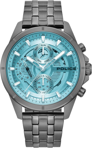 Police Malawi Analog Gents Watch With Stainless Steel Bracelet Water Resistant 45mm