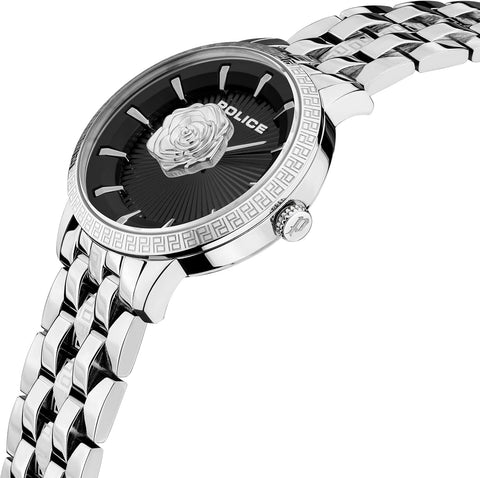 POLICE Marietas Analogue Quartz Watch for Women with a Stainless Steel Bracelet