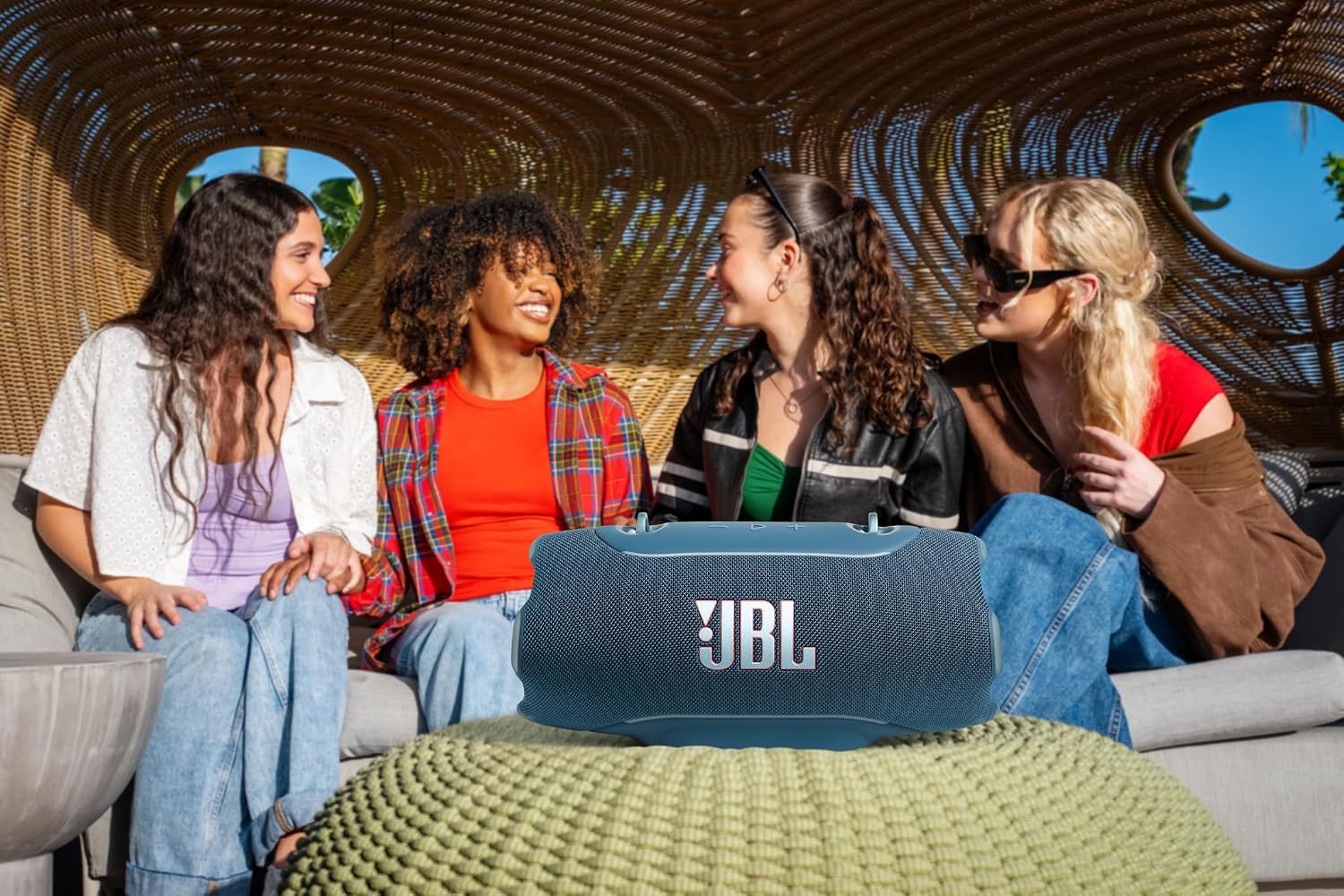 JBL Xtreme 5 Portable Bluetooth Speaker with AI Sound Boost, 28 Hours Playtime, IP68 Waterproof & Dustproof, Ambient Lighting, Built-in Powerbank, Auracast Multi-Speaker Pairing, USB-C Lossless Audio