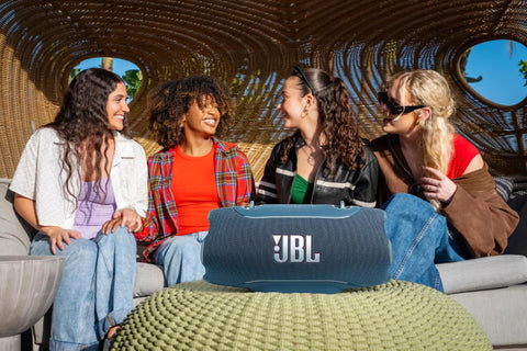 JBL Xtreme 5 Portable Bluetooth Speaker with AI Sound Boost, 28 Hours Playtime, IP68 Waterproof & Dustproof, Ambient Lighting, Built-in Powerbank, Auracast Multi-Speaker Pairing, USB-C Lossless Audio
