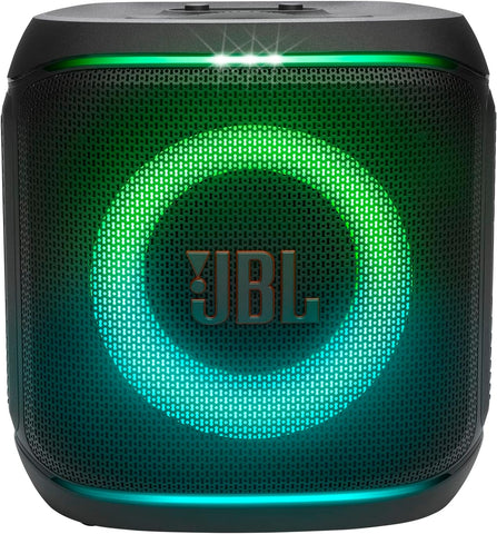 JBL PartyBox Encore 2 Portable Bluetooth Speaker with Wireless Mic and AI Boost, 15H Battery, Dynamic Lights, Auracast, Karaoke & Guitar Input, IPX4 Splashproof - JBLPBENCORE2UK