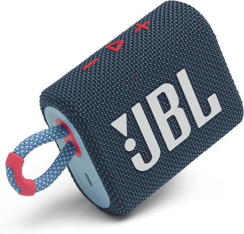 JBL Go 3 Portable Waterproof Speaker with JBL Pro Sound, Powerful Audio, Punchy Bass, Ultra-Compact Size, Dustproof, Wireless Bluetooth Streaming, 5 Hours of Playtime - Squad, JBLGO3SQUAD