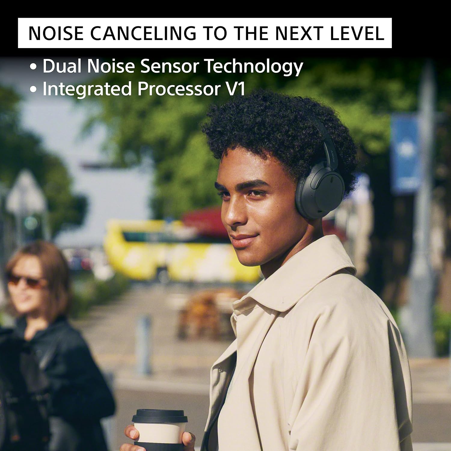 Sony WH-CH720N Wireless Noise Cancelling Headphones, 35 hours battery life, Clearer hands-free calling, Multipoint Connection, White, UAE Version - 1-Year warranty