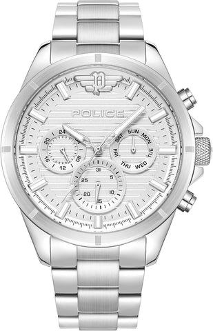 Police Raho Chronograph Stainless Steel Men's Wrist Watch 44mm