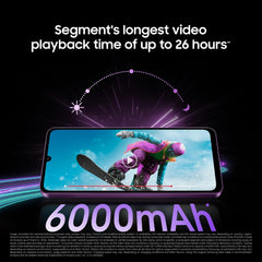 Samsung Galaxy M17e 5G Mobile (Vibe Violet 4GB RAM, 128GB Storage) | Smoothest 120 Hz Refresh Rate| Monster 6000 mAh Battery | IP54 | 6 Gen OS Upgrades | AI | Gemini Live | Without Charger