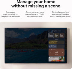Google TV Streamer 4K - Fast Streaming Entertainment With Voice Search Remote - Watch Movies, Shows, Live TV, and Netflix in 4K HDR - Smart Home Control - 32 GB Storage - Porcelain