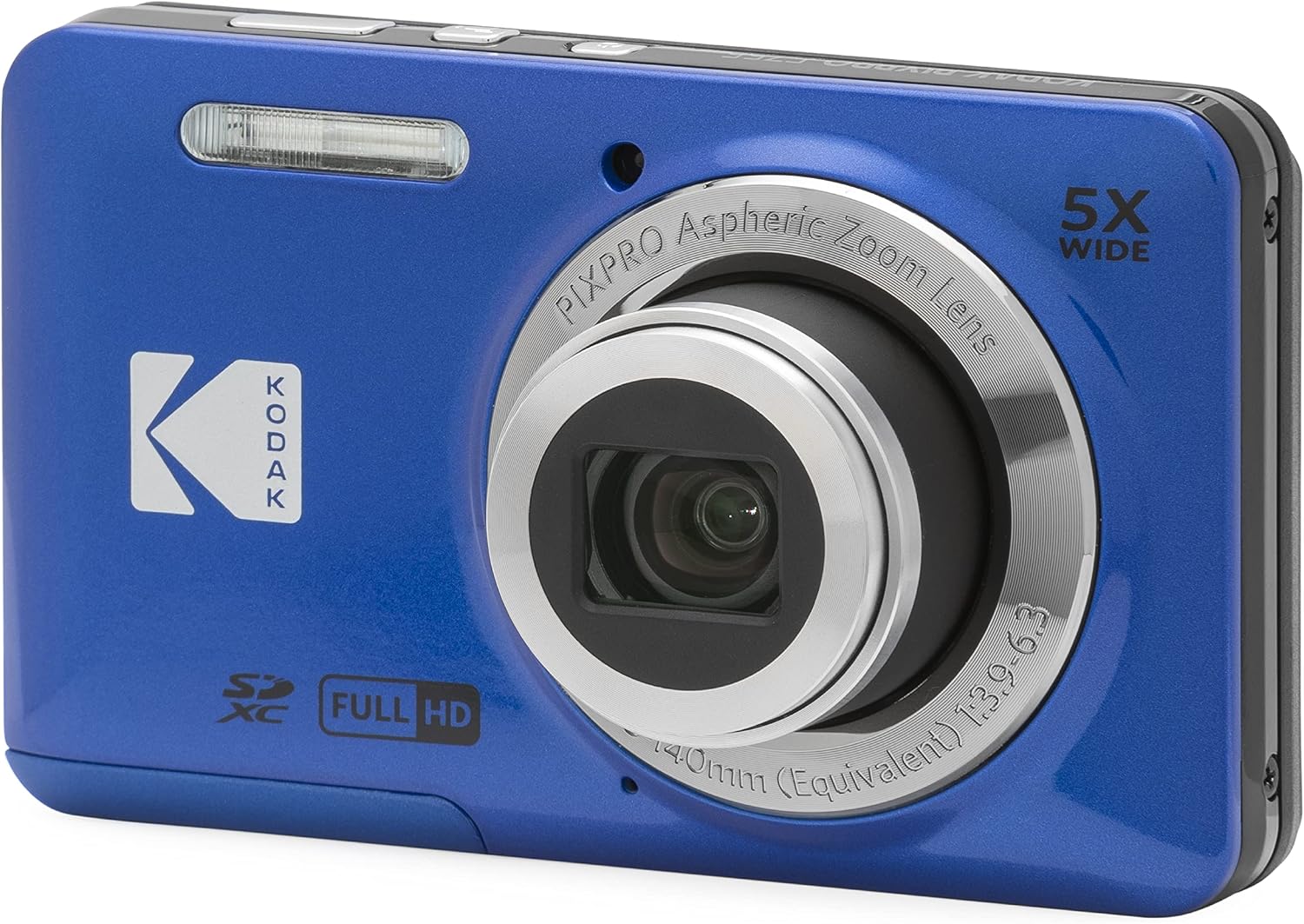 KODAK Compact Cameras - FZ55 BL - 5x CMOS - Li-ion Battery