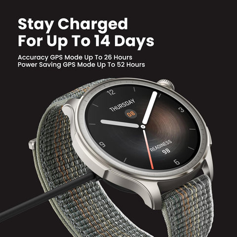 Amazfit Balance Smart Watch, AI Fitness Coach, Sleep & Health Tracker with Body Composition, GPS, Alexa Built-in, Bluetooth Calls, 14-Day Battery, 1.5" AMOLED Display, for Android/iPhone, Grey