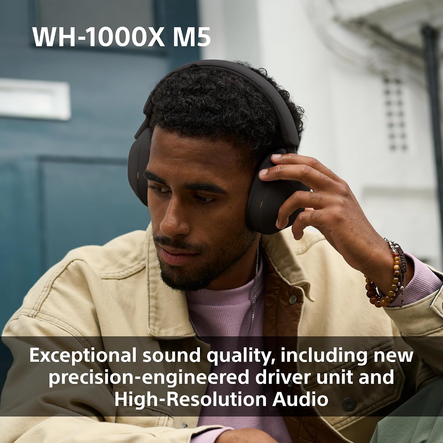 Sony WH-1000XM5 Wireless Noise Cancelling Headphones (30h Battery, Touch Sensor, Quick Charge Function, Optimised for Amazon Alexa, Headset with Microphone) Midnight Blue, Blue