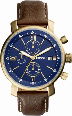 Fossil Rhett Chronograph Brown Leather Watch BQ2099