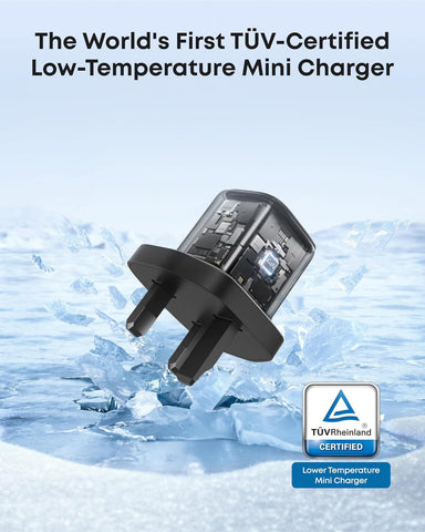 30W USB C Plug, Anker Zolo Compact GaN USB C Charger, Enhanced Temperature Control, Compact Design and 3X Faster Charging, Compatible with iPhone, iPad, Samsung, Pixel, and More (Black)