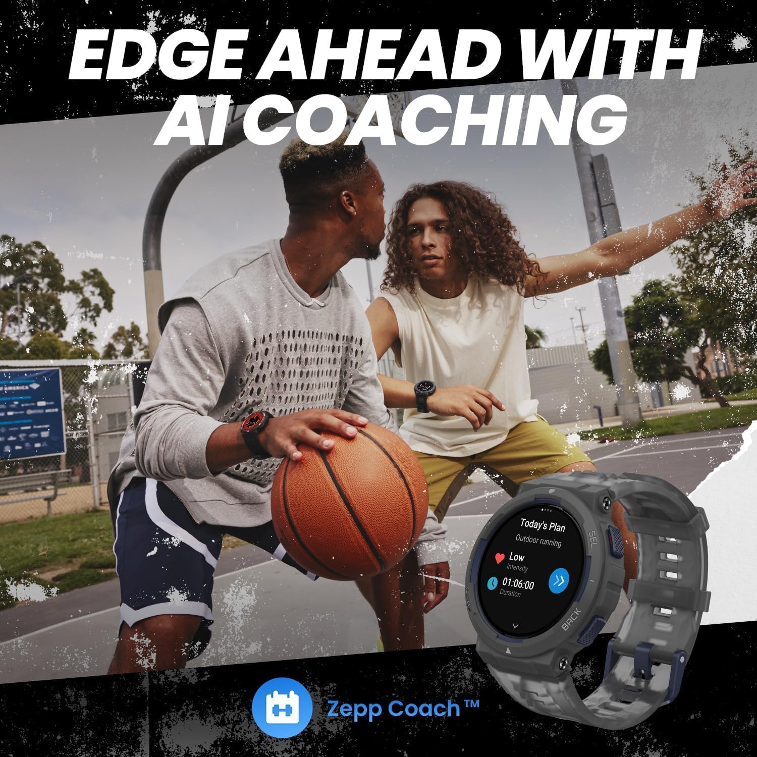 Amazfit Active Edge, Fashion Smart Watch, GPS, Artificial Intelligence Coach