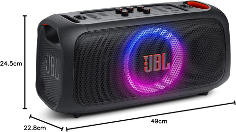 JBL PARTYBOX ON-THE-GO ESSENTIAL Portable party speaker with built-in lights and Wireless Mic