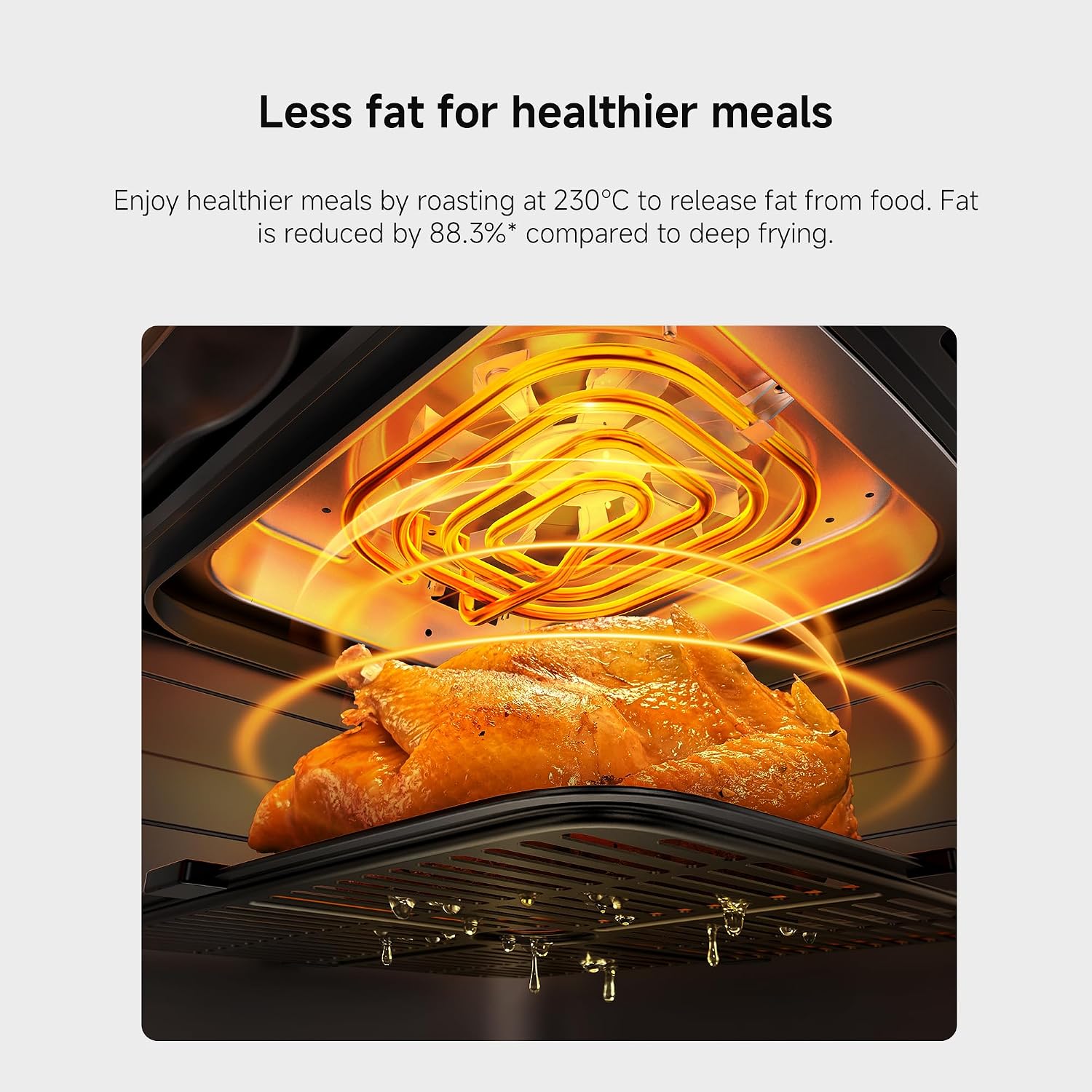 Xiaomi Dual Zone Air Fryer 10L, 2 Baskets (3.5L + 6.5L), 2700W, 6-in-1 Functions – Air Fry, Roast, Bake, Grill, Reheat, Dehydrate – Smart Sync Cooking, 101 Recipes, Dishwasher-Safe, Black