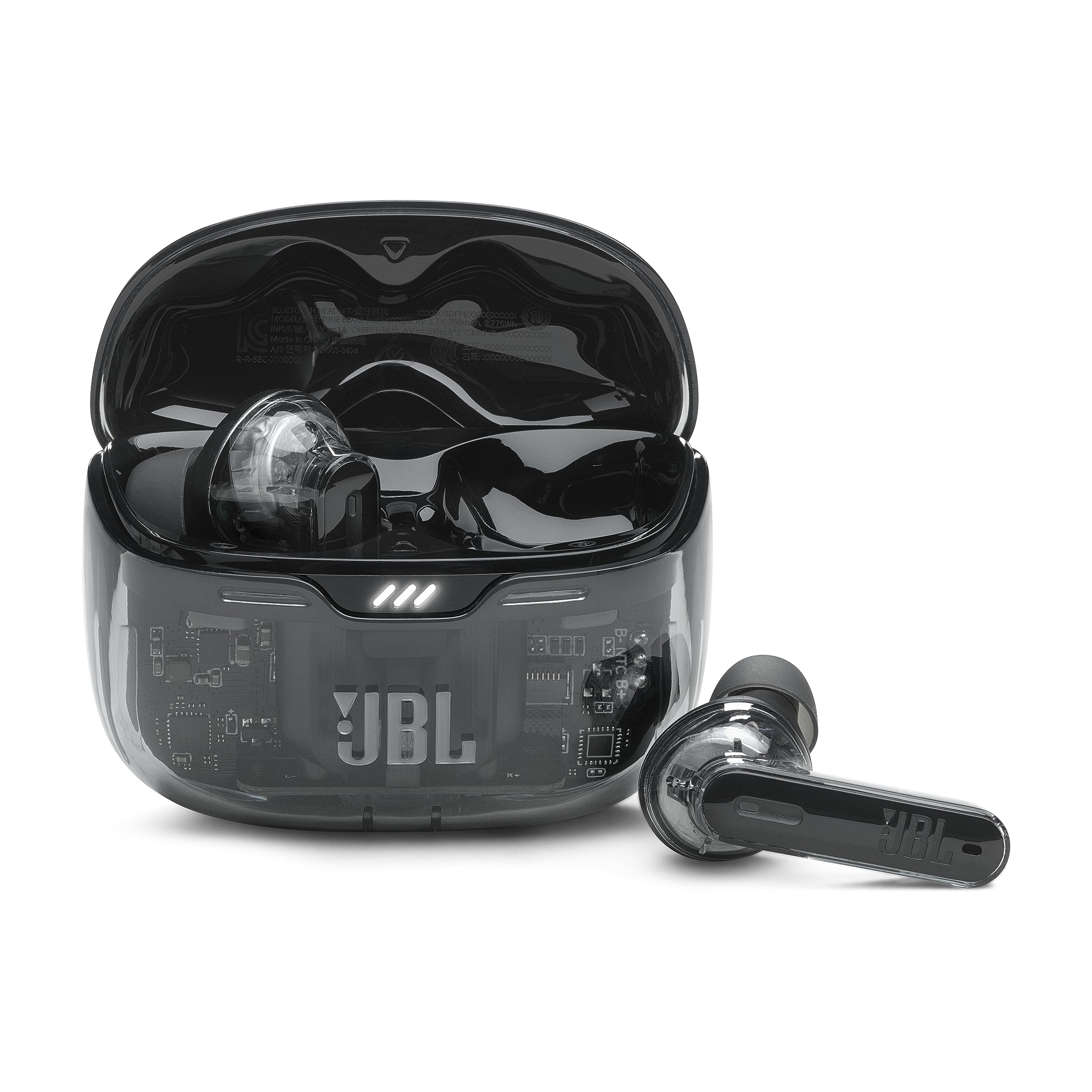 JBL Tune Beam 2 True Wireless Adaptive Noise Cancelling with Smart Ambient Earbuds, Personi-Fi 3.0, Multi-point connection, 6-Mics Technology, 48H Battery, Water and Dust Resistant - JBLTBEAM2BLK
