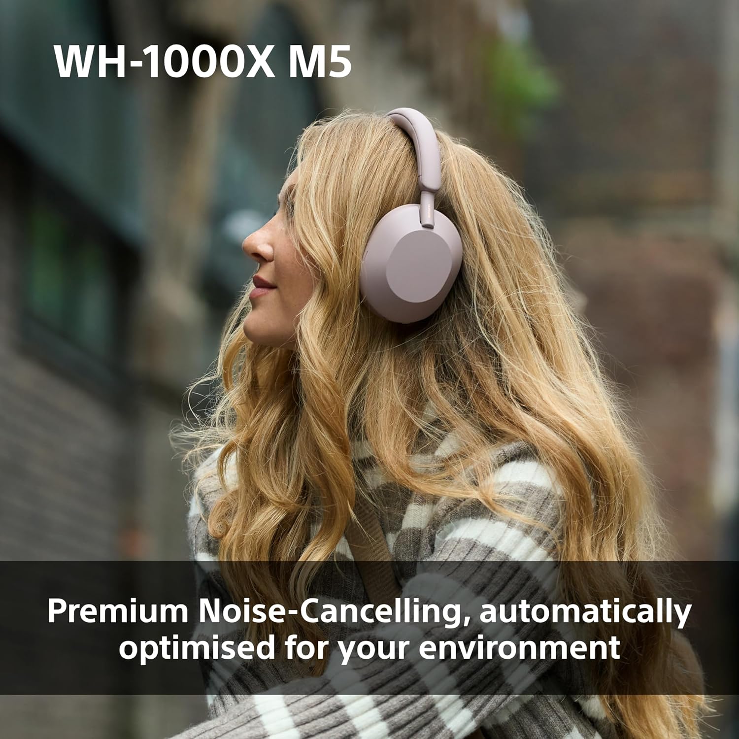 Sony WH-1000XM5 Wireless Noise Cancelling Headphones (30h Battery, Touch Sensor, Quick Charge Function, Optimised for Amazon Alexa, Headset with Microphone) Midnight Blue, Blue