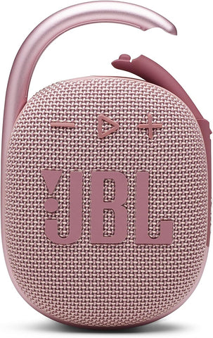 JBL Clip 4 Portable Bluetooth Speaker, 10H Battery, White, JBLCLIP4WHT