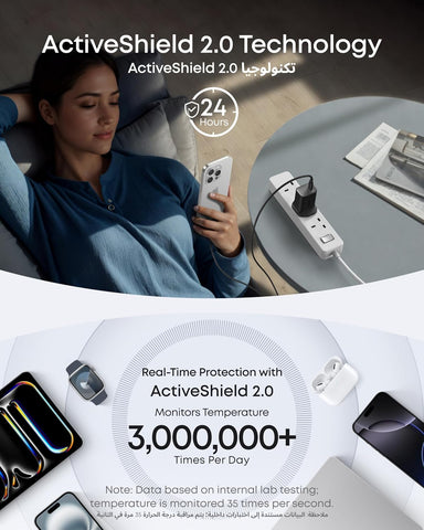 Anker Nano 100W MacBook Charger, Foldable for iPhone Series and All USB-C Devices, 6ft Cable Included, Compatible With MagSafe | For MacBook, iPhone 17 Series, and All USB C Devices, with 6FT USB-C Cable Included, Compatible with MagSafe