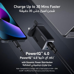 Anker USB C Charger, Anker 735 Charger GaNPrime 65W, PPS 3-Port Fast Compact Foldable Wall Charger for MacBook Pro/Air, iPad Pro, Galaxy S24/S23, Dell XPS 13, iPhone 17/16/15, Huawei, Xiaomi, Redmi