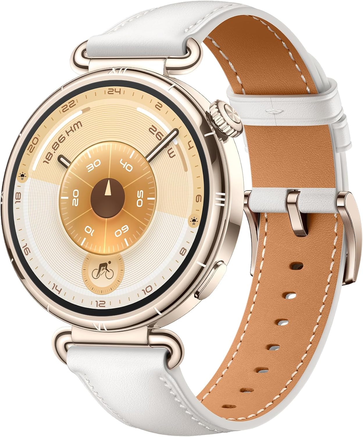 HUAWEI WATCH GT 6 Smart Watch, 41mm, upto 21 days battery life, GPS Smart Watches with 100+ Sports Mode, Cycling, iOS & Android Compatible, Emotional Wellbeing, Health Monitoring, White