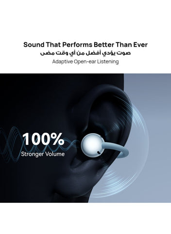 HUAWEI FreeClip 2 Wireless Earphones, Bluetooth Earbuds, Airy C-bridge Design, Adaptive Open-ear Listening, Crystal-clear Calls, 38 Hours Long Battery Life, Compatible with iOS & Android, IP57 With Free Loss Care Berry Purple purple | Best Price UAE | Dub