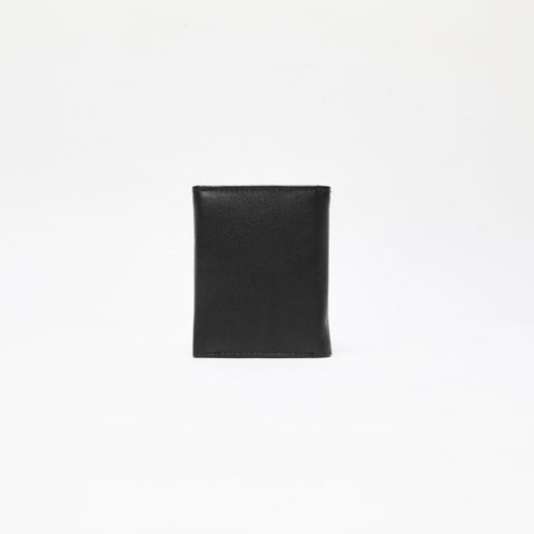 Tri-Fold Organised Wallet Flat Nappa Genuine and Smooth Leather Upper IM2021XDA0005-001-Black