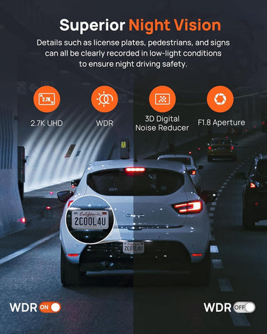 70mai 70mai Pro Plus+ Dash Cam, Black, Dual Channel | Best Price UAE | Dubai, Abu Dhabi