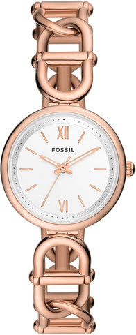 Fossil Carlie Analog Silver Dial Women's Watch-ES5273