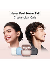 FreeClip 2 Wireless Earphones, Bluetooth Earbuds, Airy C-bridge Design, Adaptive Open-ear Listening, Crystal-clear Calls, 38 Hours Long Battery Life, Compatible with iOS & Android, IP57, Black