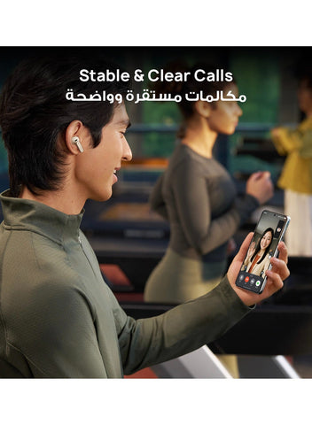 HUAWEI FreeBuds Pro 5 Wireless Earbuds, Dual-Engine AI Noise Cancellation for Business & Office, Secure Fit with Immersive Sound, Stable Calls, IP57 Waterproof for Sports, 38H Long Battery Life, Sand Sand