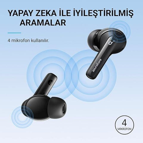 Soundcore by Anker Life Note 3i Noise Cancelling Earbuds with 4 Mic,10mm Oversized Drivers, Soundcore App for Custom EQ,36H Playtime, Transparency Mode,IPX5 Water-Resistant, Wireless