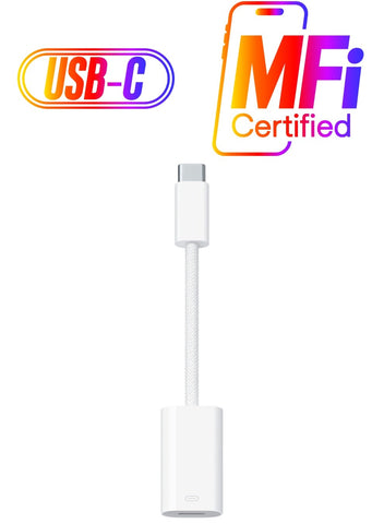 USB-C to Lightning Adapter White