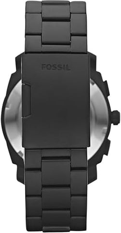 Fossil Machine Chronograph Black Stainless Steel Watch - FS6015