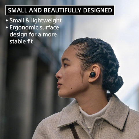 Sony WF-1000XM5 The Best Truly Wireless Noise Cancelling Earbuds, Hi-Res Audio, 24 hours battery life, Multipoint Connection, IPX4 Water Resistance, Black, UAE Version - 1-Year warranty
