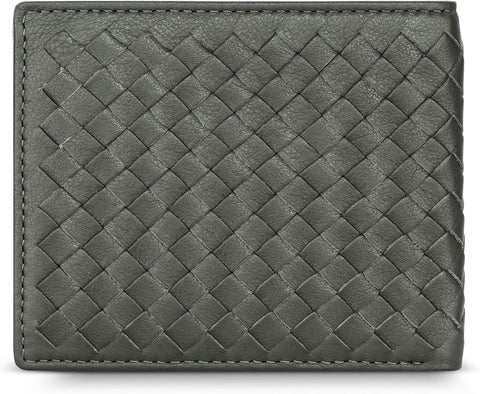 Police Men's Weaved Leather Wallet - PA40112WLBL, Blue